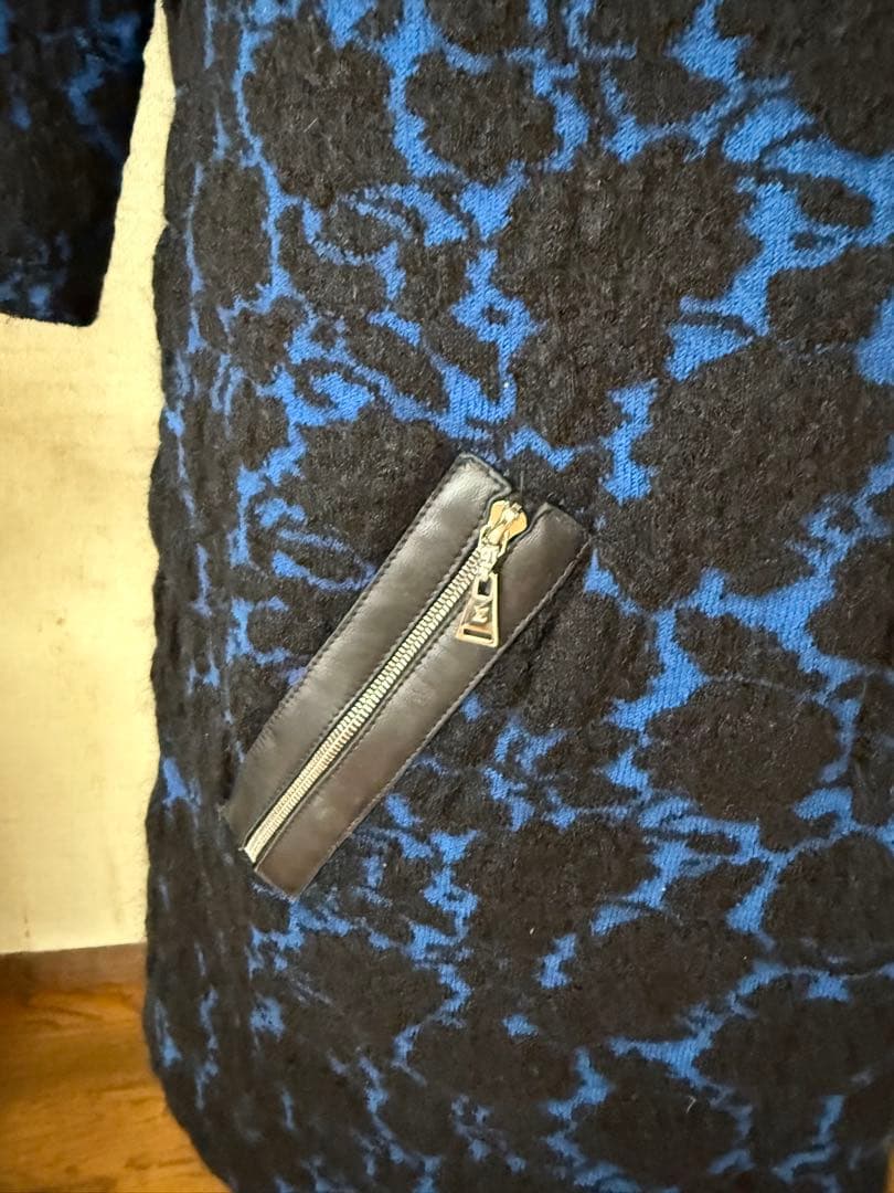 牛牛さま専用　ルイヴィトン　黒と青のパターンワンピース