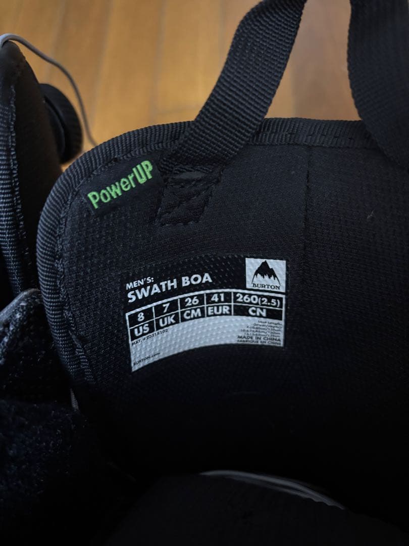 BURTON SWATH BOA スノーボードブーツ (ブラック) 美品