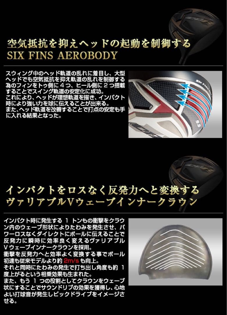 世界最高反発&ドラコンアッタスで55Yアップ! ワークスゴルフ CBRプレミア
