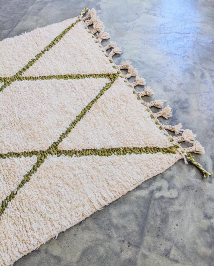 新品/未使用/1点物モロッコラグ-ベニワレン-No.16 101.5×146cm