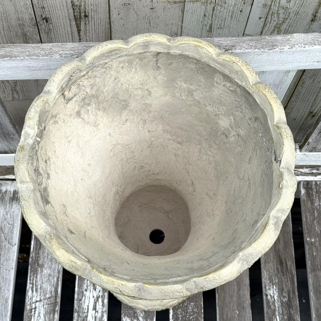 グラスファイバー ゴブレット ローズ 植木鉢 プランター 鉢 ガーデニング