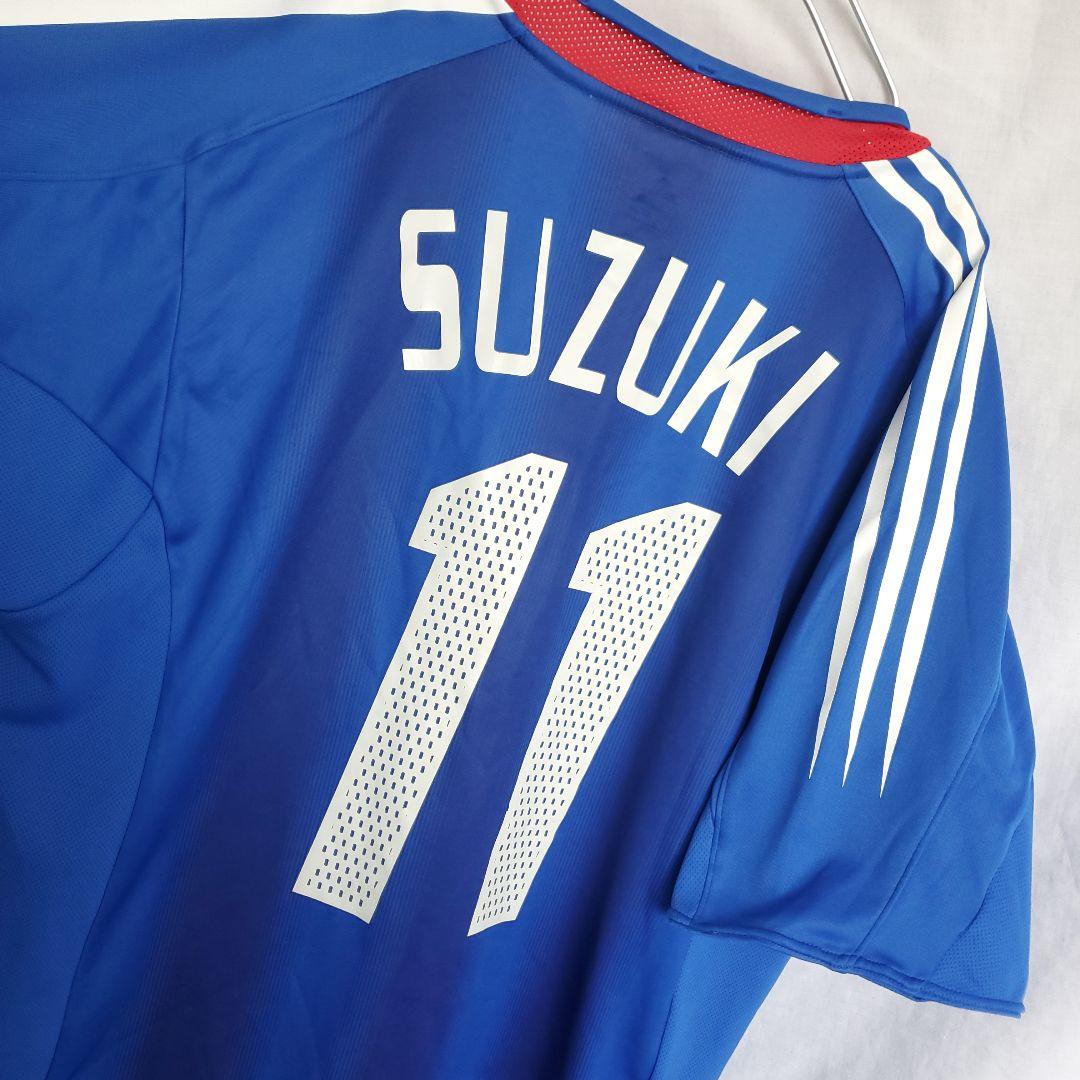 希少 adidas サッカー日本代表レプリカユニホーム 鈴木隆行 ウェア