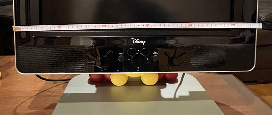 Disney ミッキー　テレビ 本体とリモコン付き