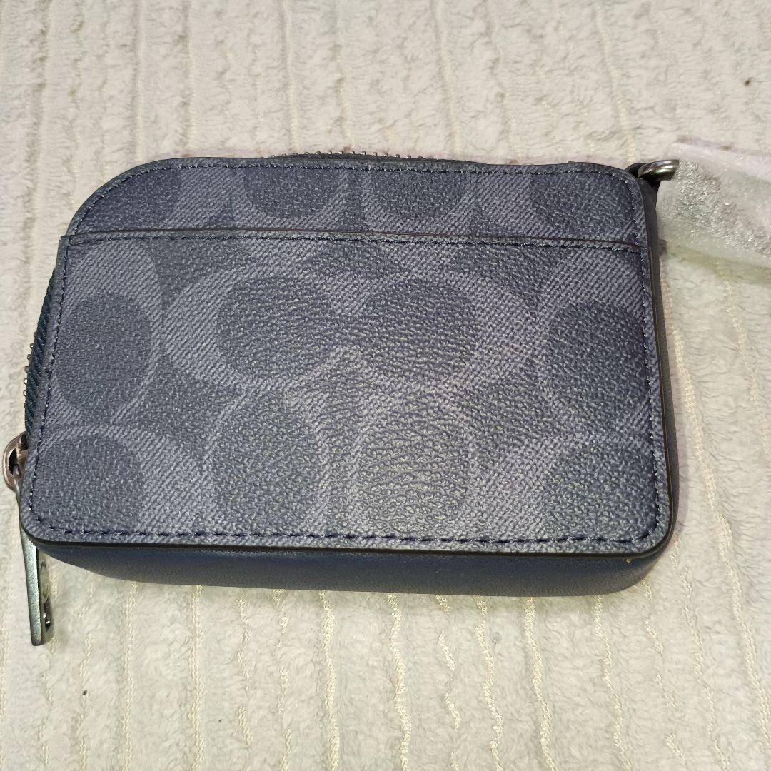 ☆COACH 新品未使用　Lジップキーケース　シグネチャー　CB927