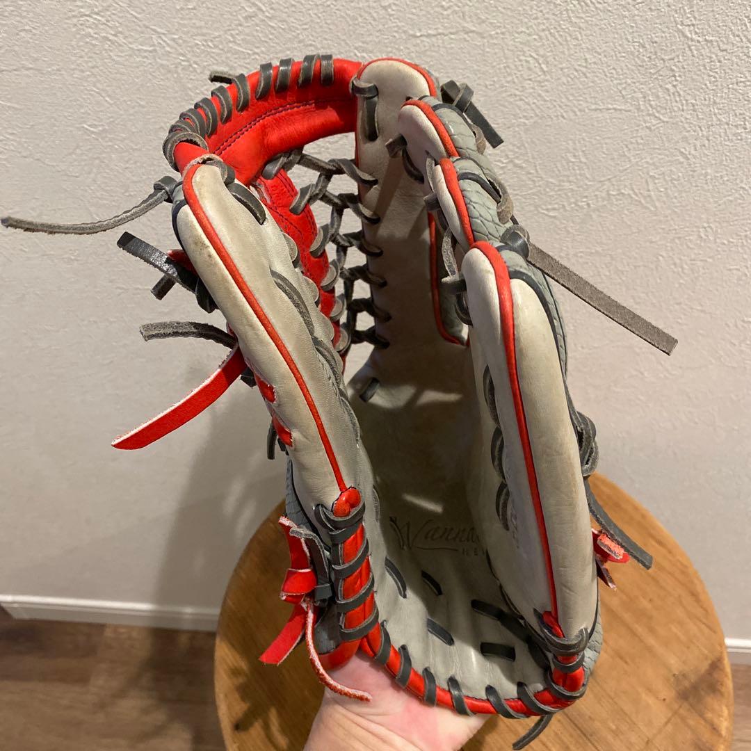 Wilson Vapor グローブ グレー/レッド