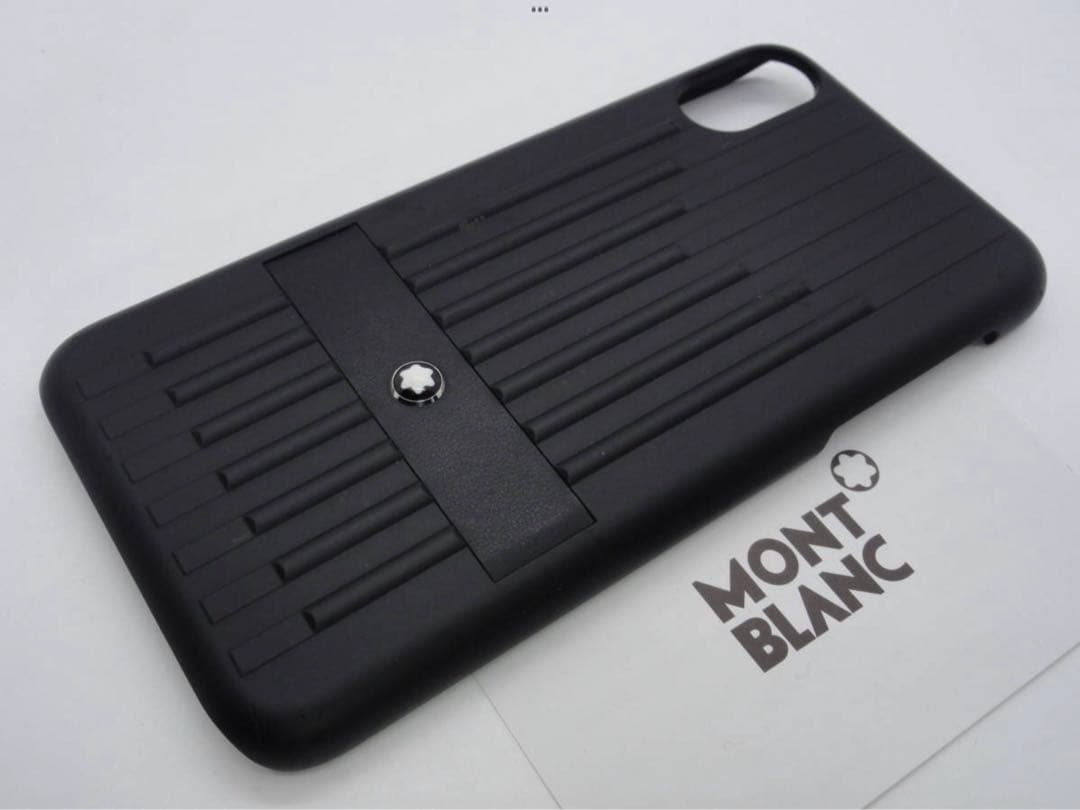 ⭐️モンブラン製⭐️稀少な入手困難品iPhoneX・XS用スマホケース⭐️ソフトラバー