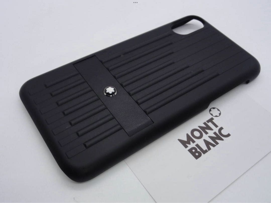 ⭐️モンブラン製⭐️稀少な入手困難品iPhoneX・XS用スマホケース⭐️ソフトラバー