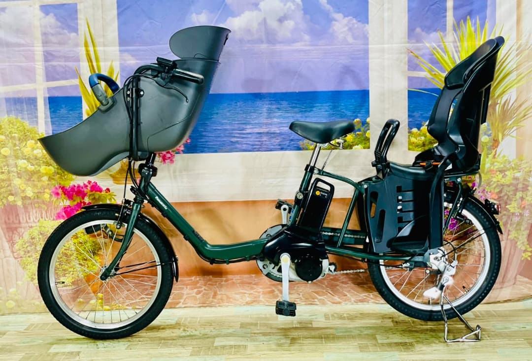 らちゃん 　2018モデル⭐️ Y2285ギュット12AH子供乗せ電動自転車