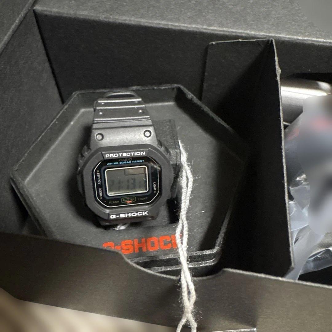 G-SHOCK DW-5600-1R ブラックリングウォッチ