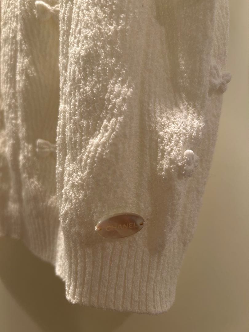 CHANEL ホワイトリボンキャミソール