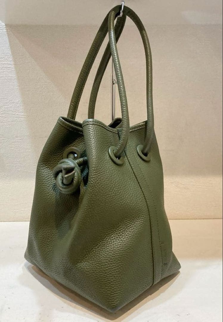 【美品】VASIC BOND ハンドバッグ　ショルダーバッグ　グリーン