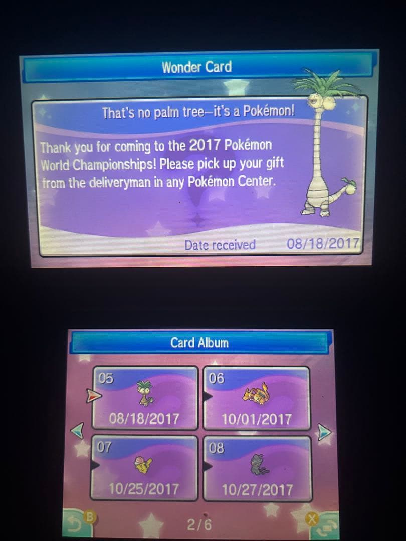 ポケモン　北米版　海外版　ムーン　配布　未受け取り