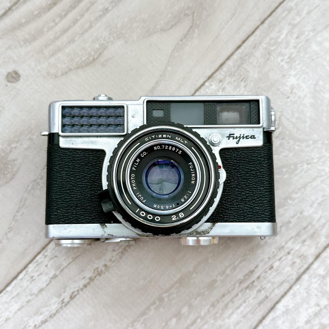 【現状品】フジカ Fujica 35-SE フィルムカメラ★ケース・キャップ付