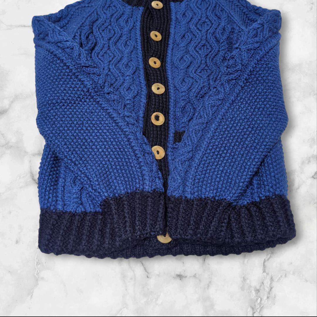 未使用品✨インバーアラン 茶タグ ニット カーディガン トゥモローランド別注