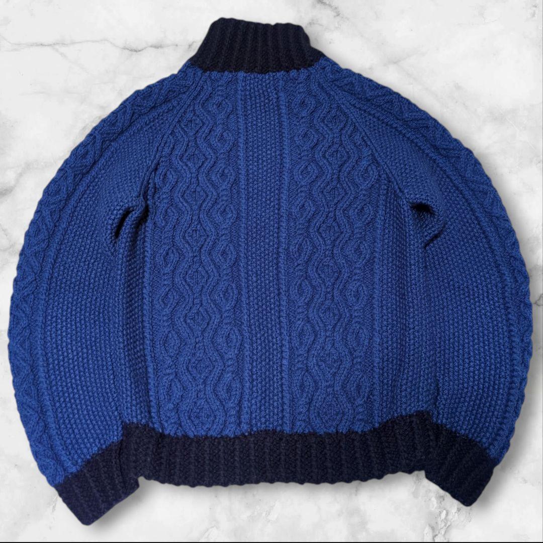 未使用品✨インバーアラン 茶タグ ニット カーディガン トゥモローランド別注