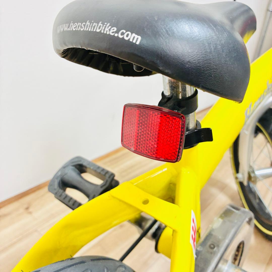 へんしんバイク　12インチ　黄色　イエロー