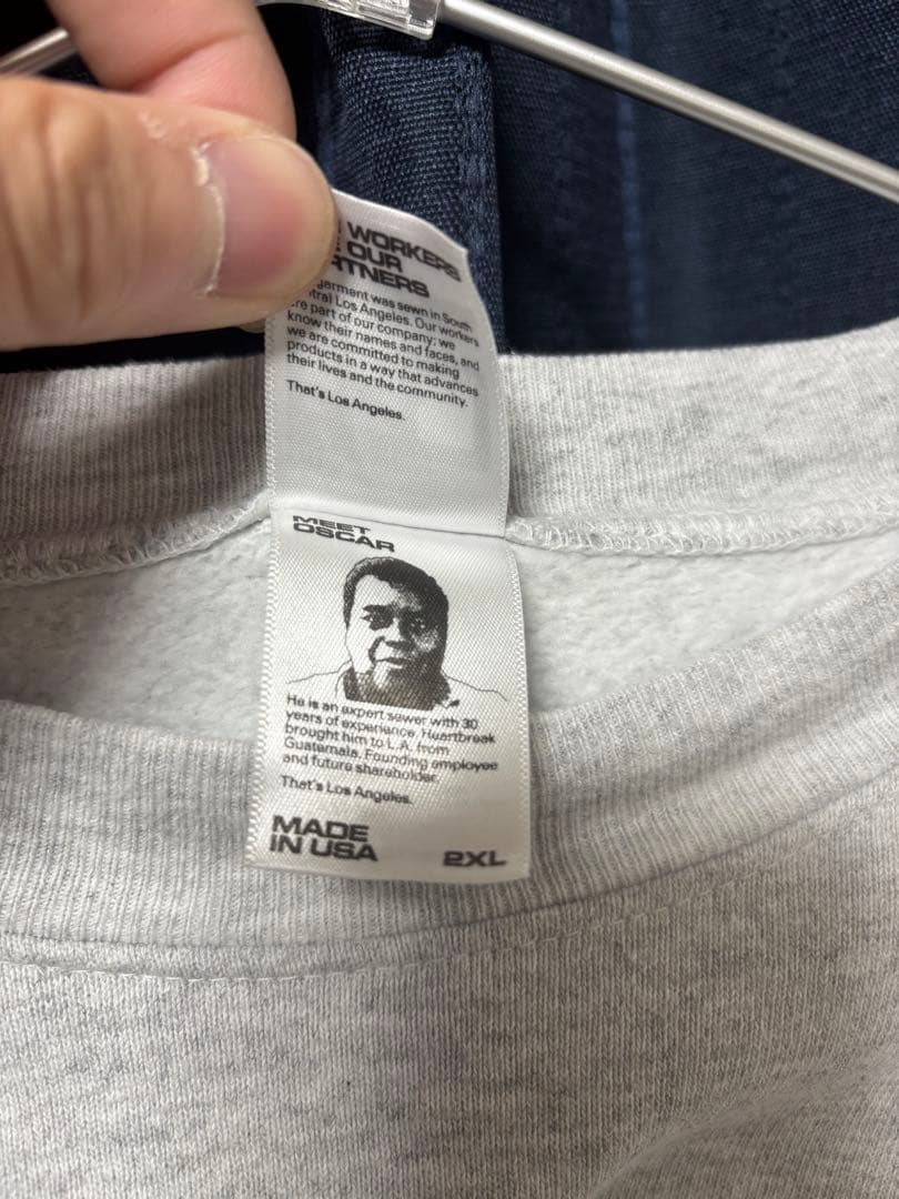 ロサンゼルスアパレル　スウェット上下セット