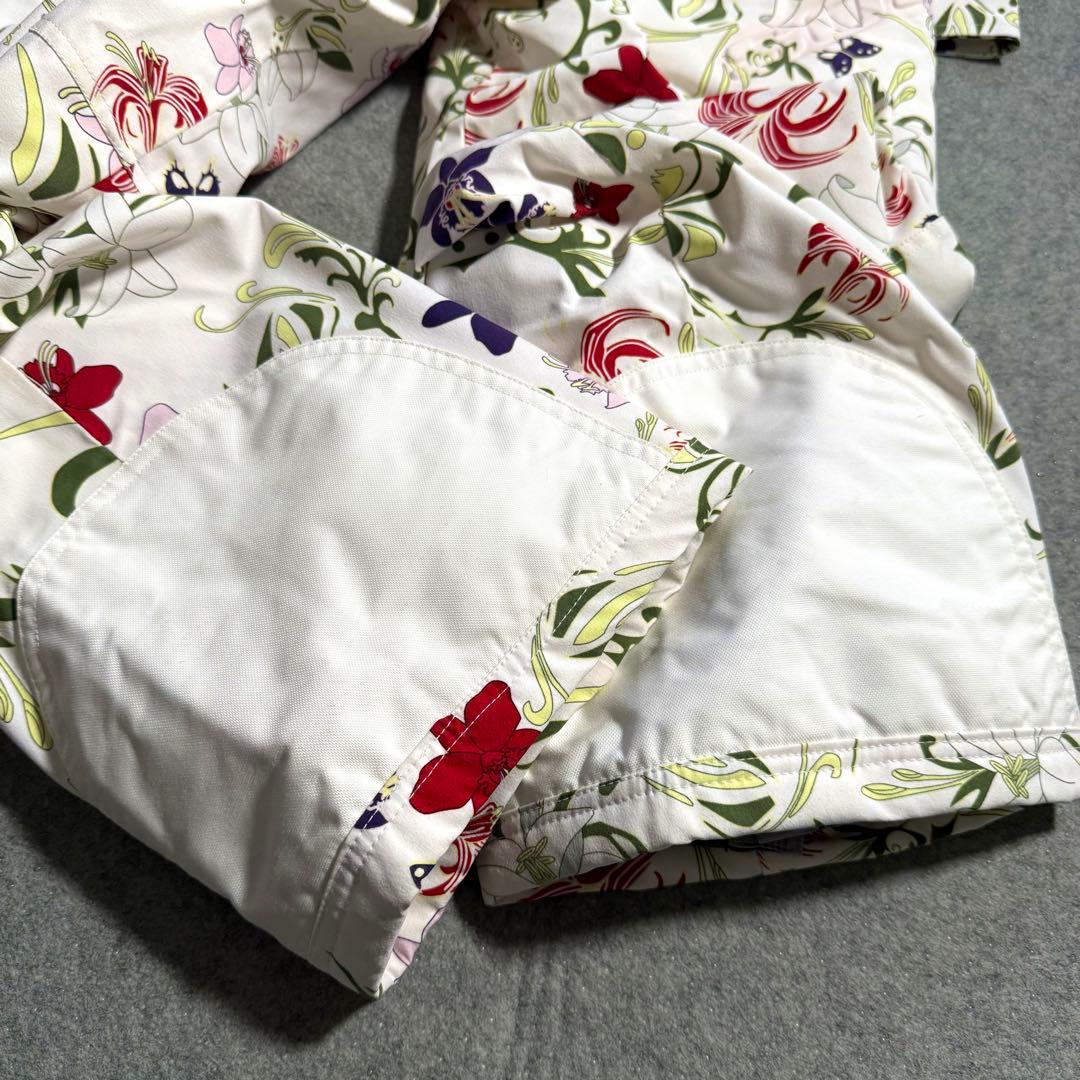 【未使用級】SOS スキーウェア つなぎ 花柄 38 レディース