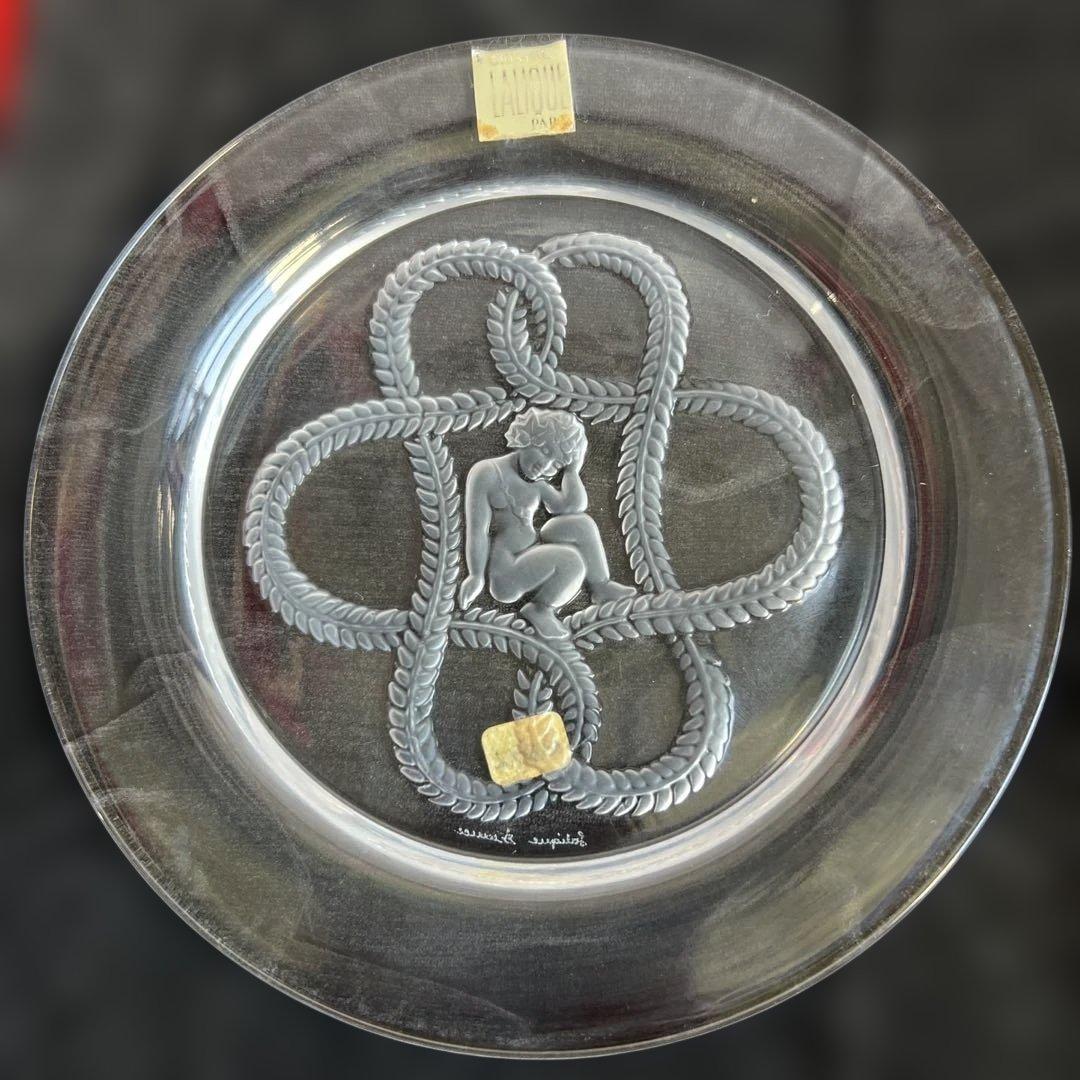 ルネ・ラリック　クリスタルガラス　お皿　3/6