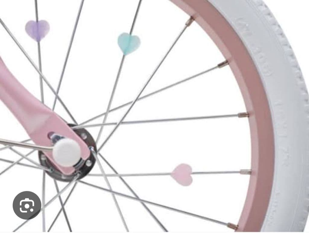 メゾピアノ 子供用自転車 18 パープルと水色と白とピンク