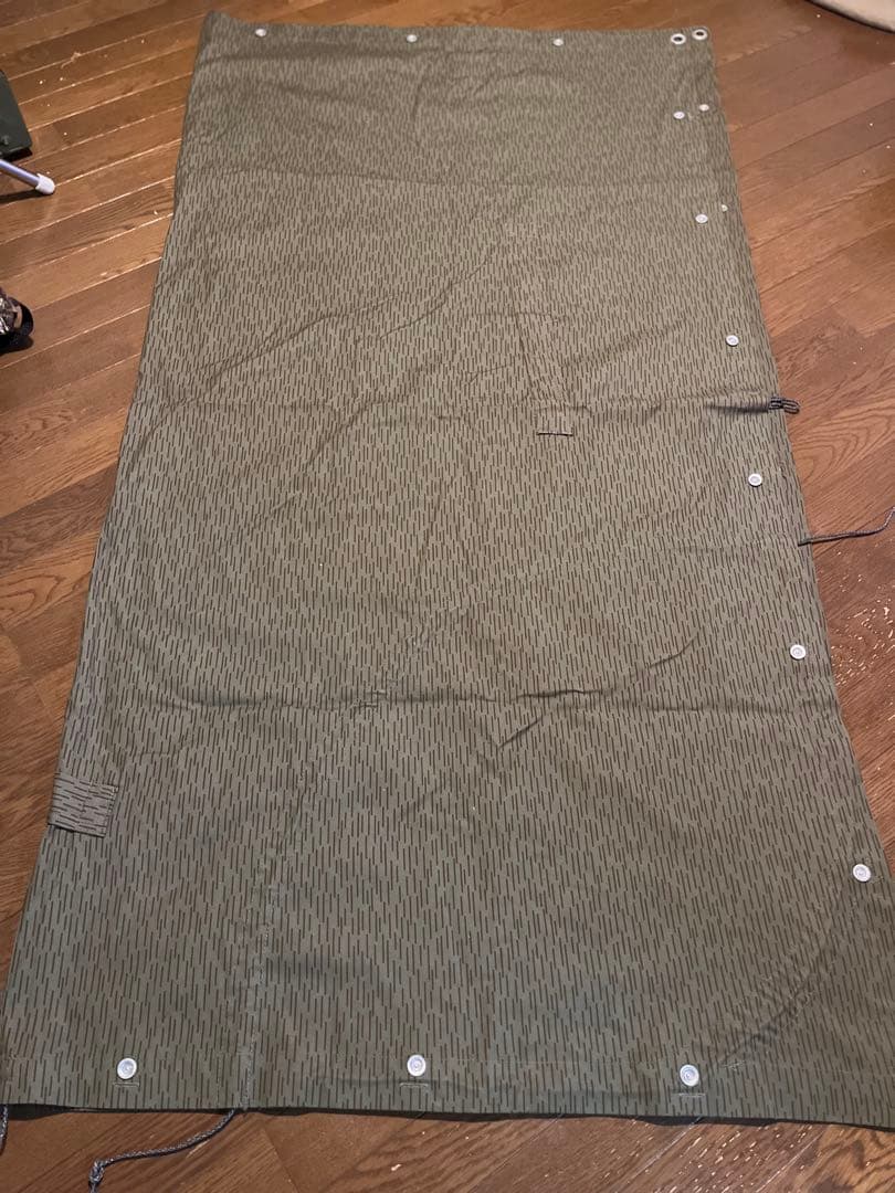 東ドイツ軍幕　レインドロップカモ