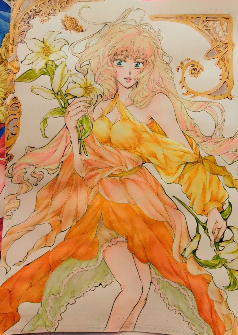 手描きイラスト　オーダー ストリートファイター 神月かりん シェリルノーム