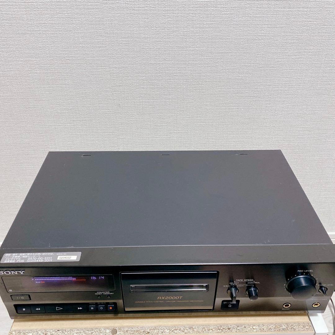 【希少】 SONY TC-RX2000T 3スピード シングルカセットデッキ