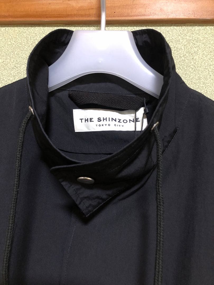 2025SS THE SHINZONE ライトモッズコート 黒　サイズ36
