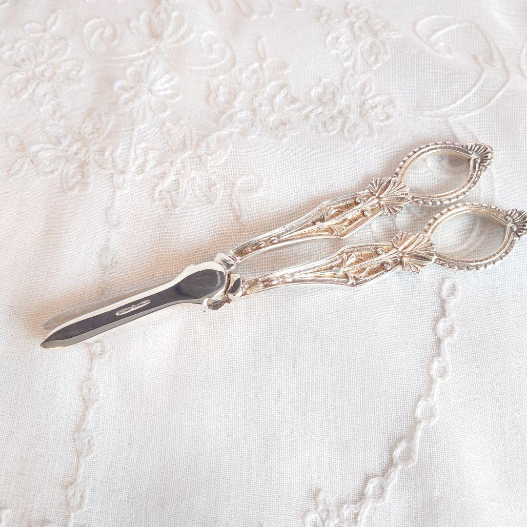 マッピング＆ウエッブ　グレープシザー　シルバープレート　アンティーク　イギリス