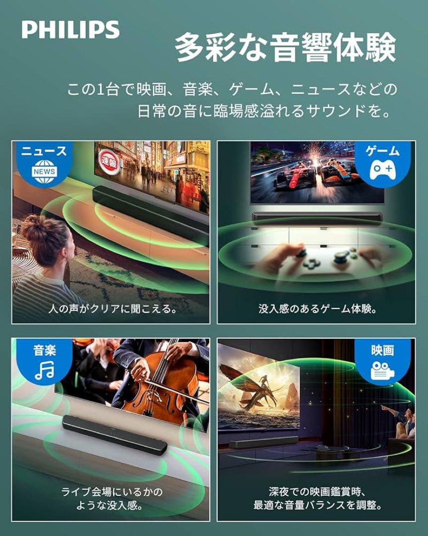Philips フィリップス サウンドバー TAB5109
