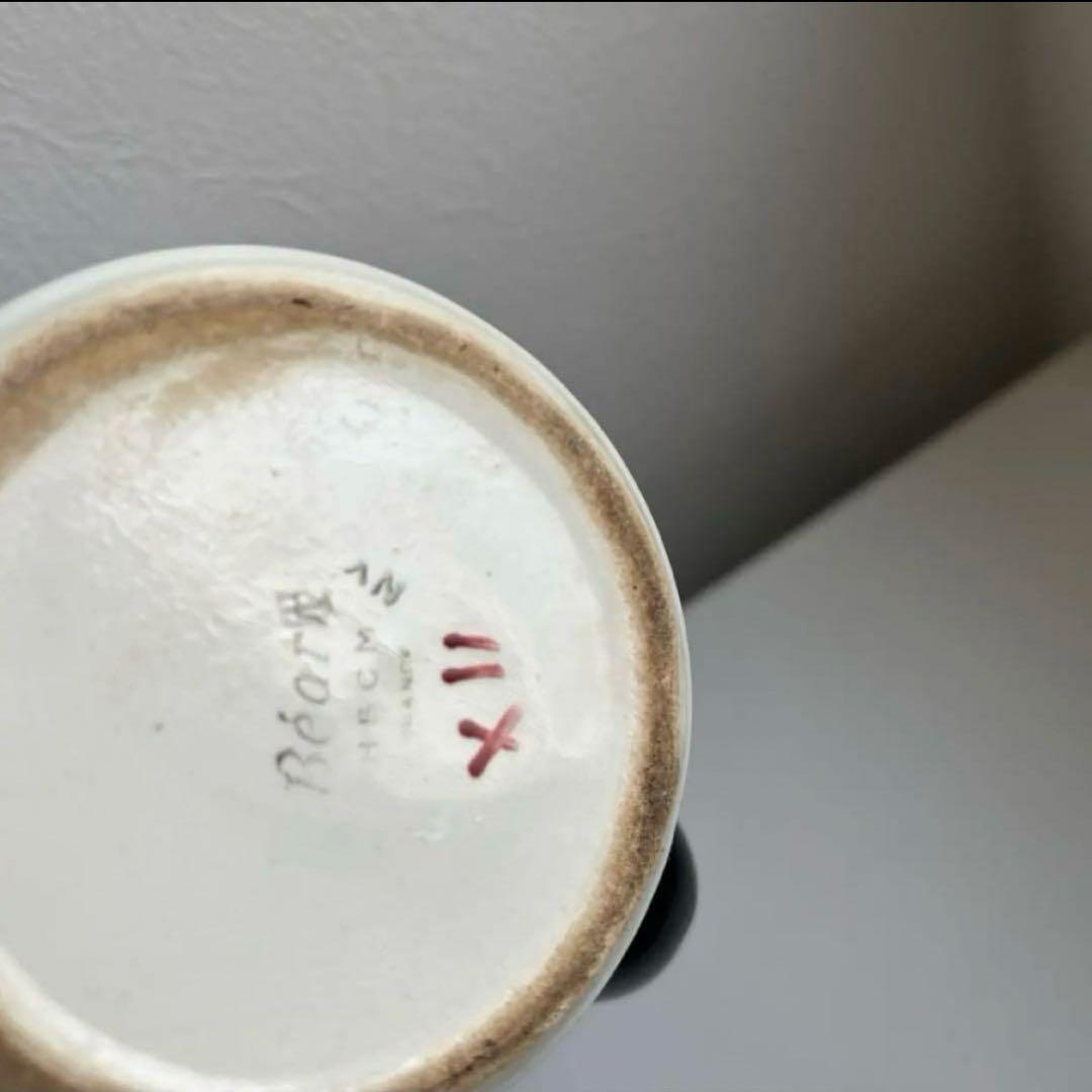 クレイユモントロー　HBCM Béarnバスク柄　コーヒーポット　ティーポット