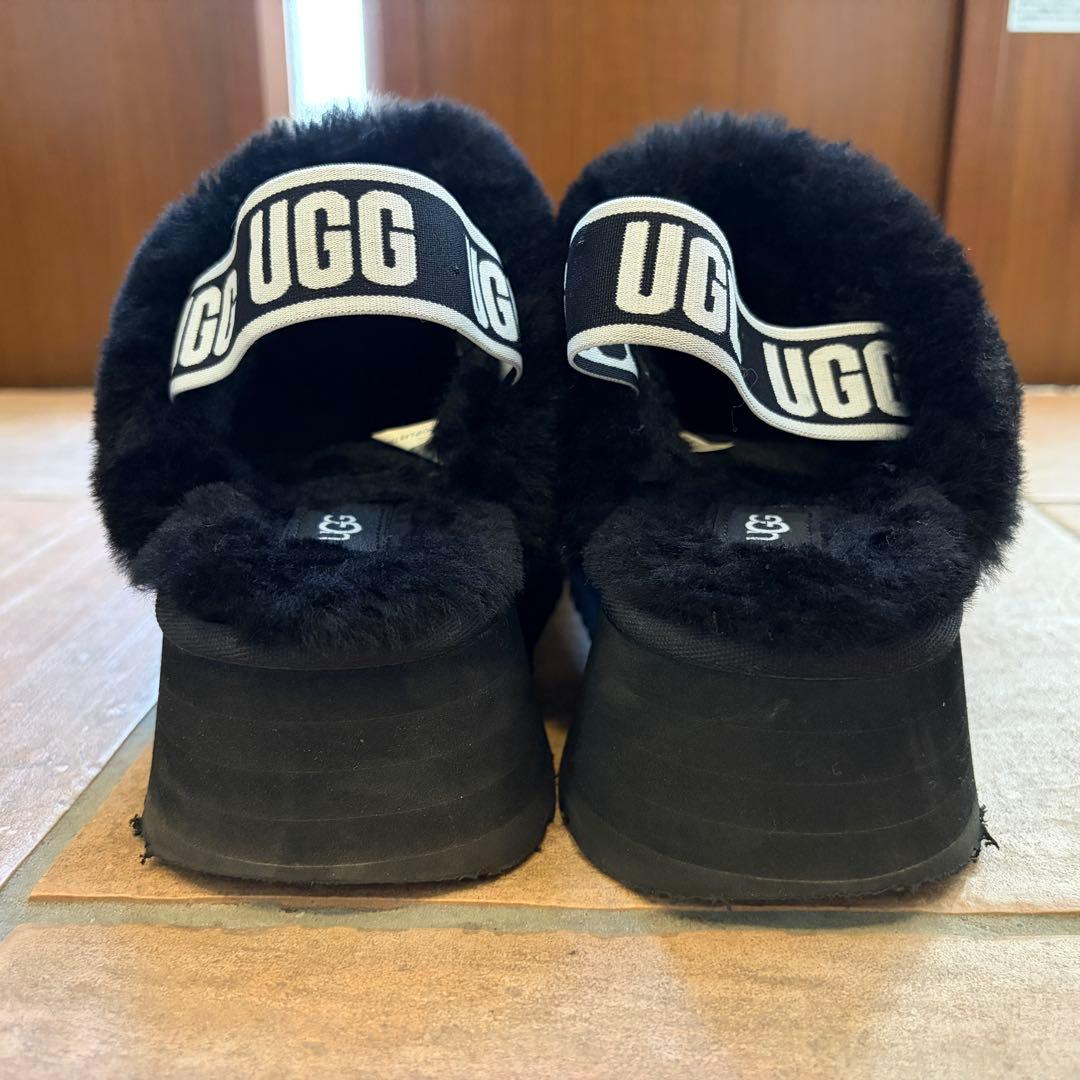 UGG ブラック ムートンブーツ ファンケット 25cm