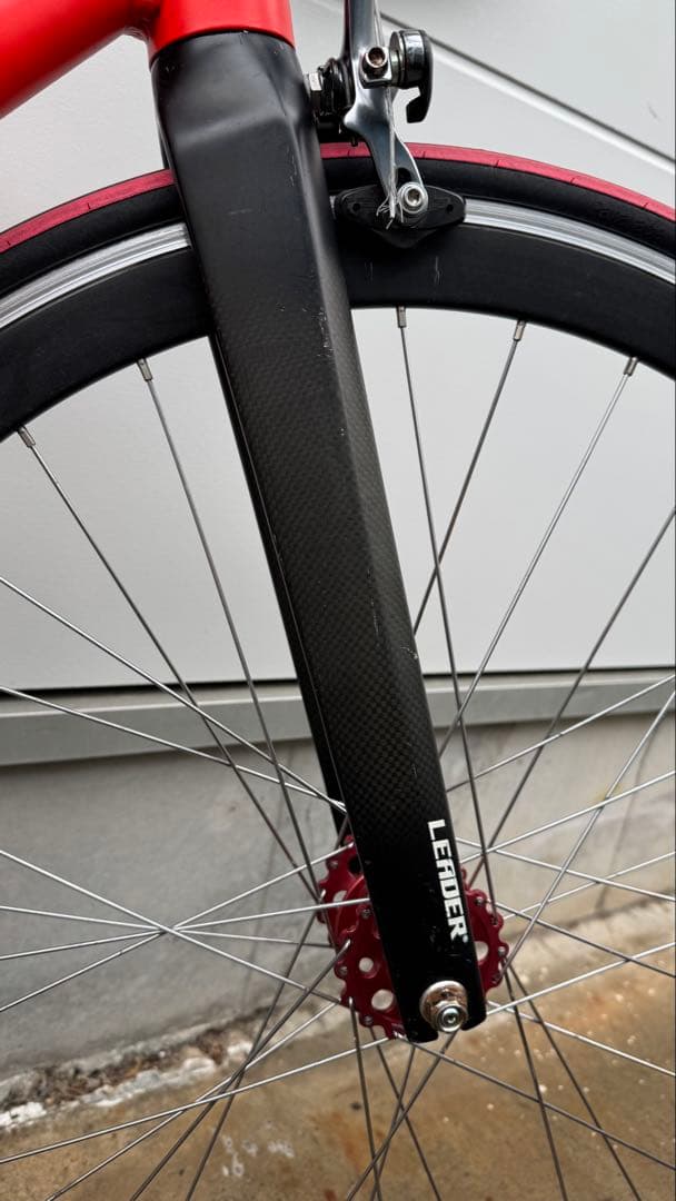 LEADER721 ピストバイク オレンジ サイズS