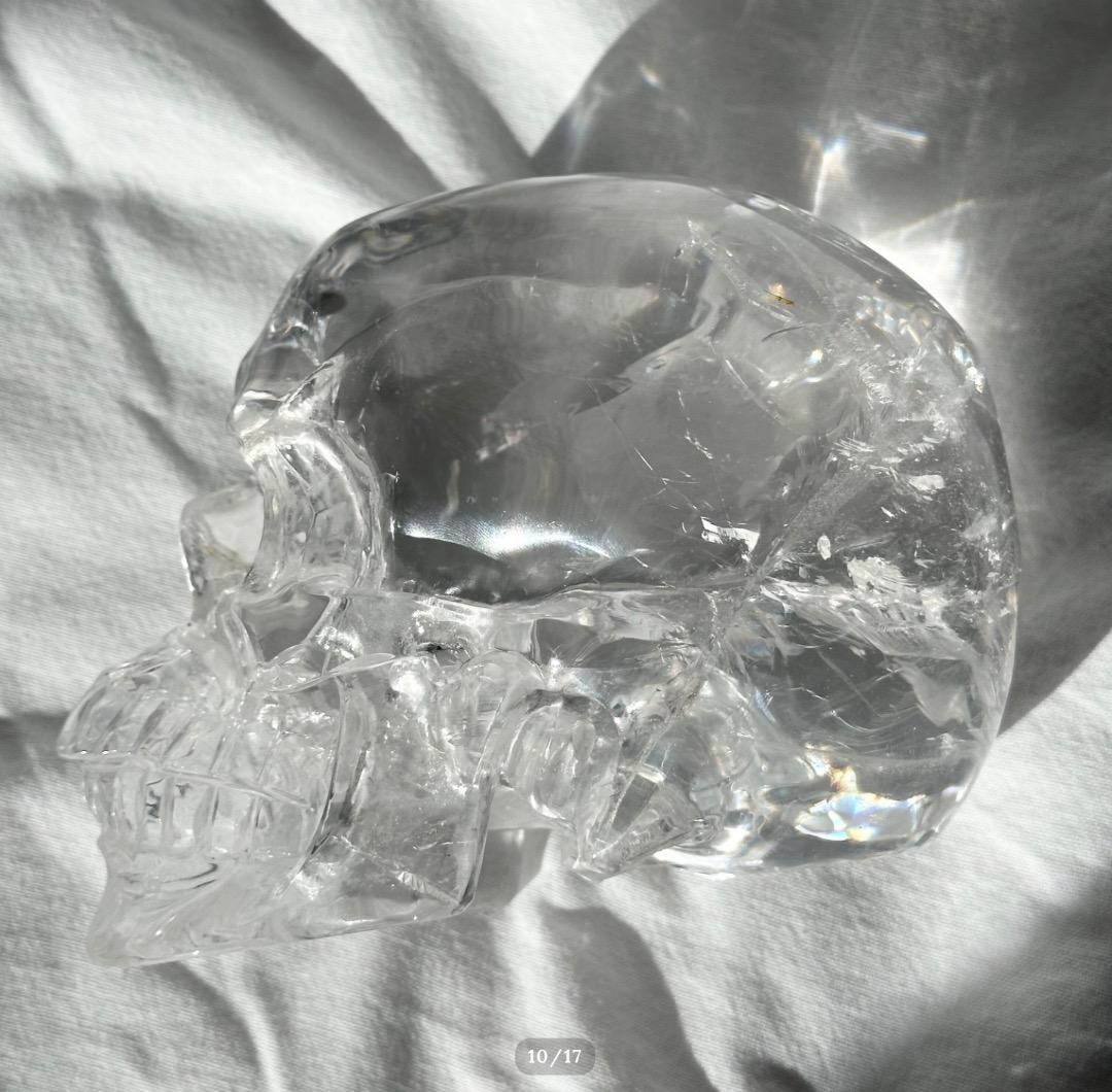 アイリス スカル 大【クリアクォーツ 水晶】クリスタル 1.9kg ブラジル産