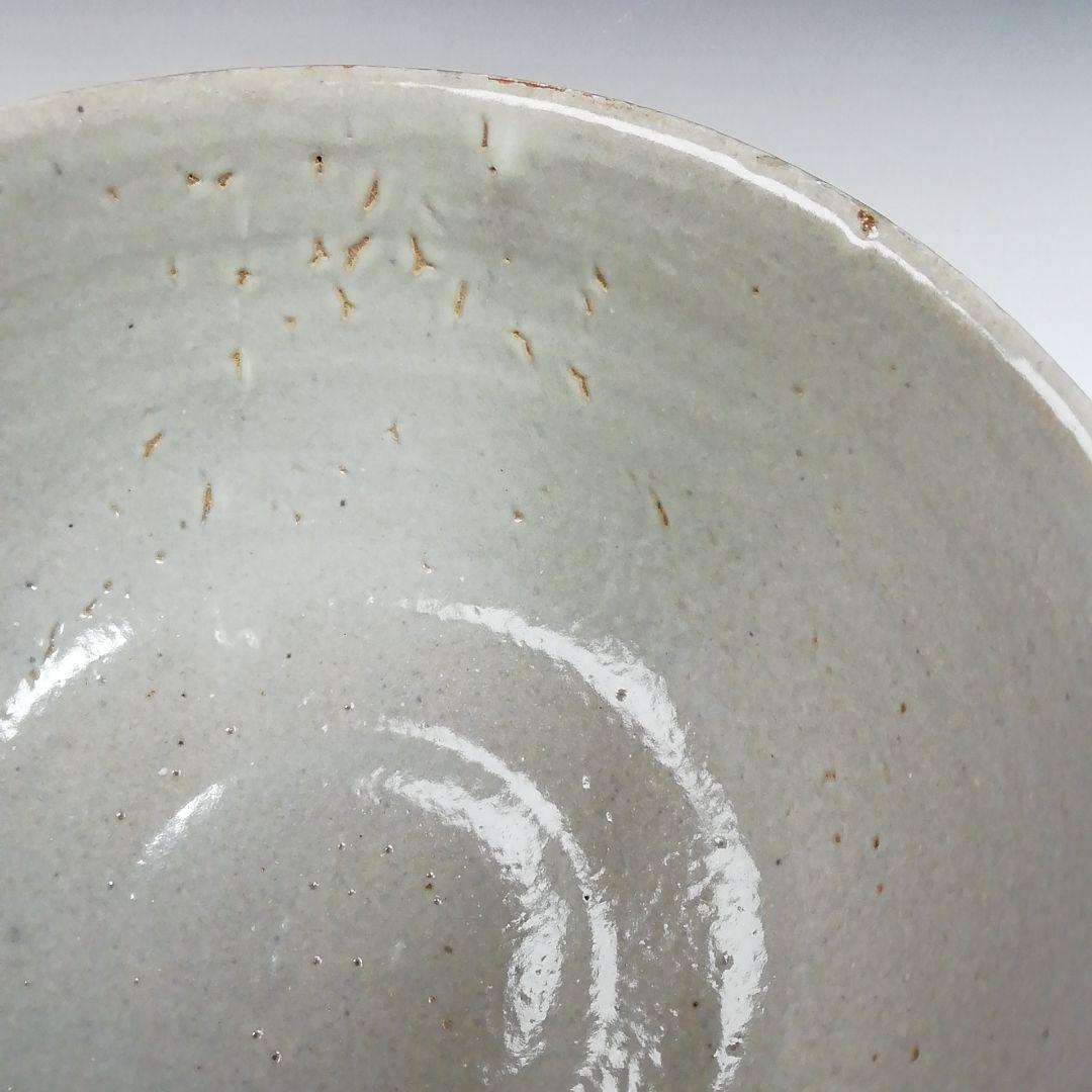 Ｗ１４２　茶碗　『肥前黒牟田焼』『鉄絵草花文』『丸田正美 造』　共箱　茶道具