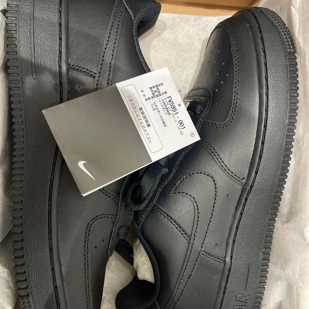 NIKE Air Force 1 エアフォース　ブラック　24cm
