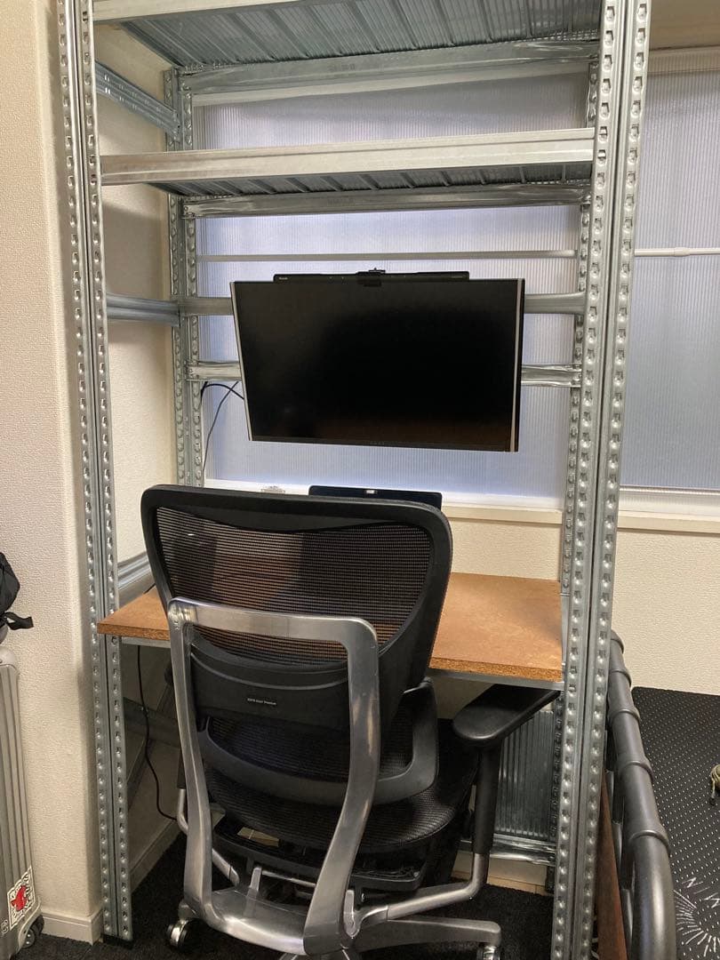 メタルシステム ハンガーラック 幅97.7×奥行40×高さ184cm 3段