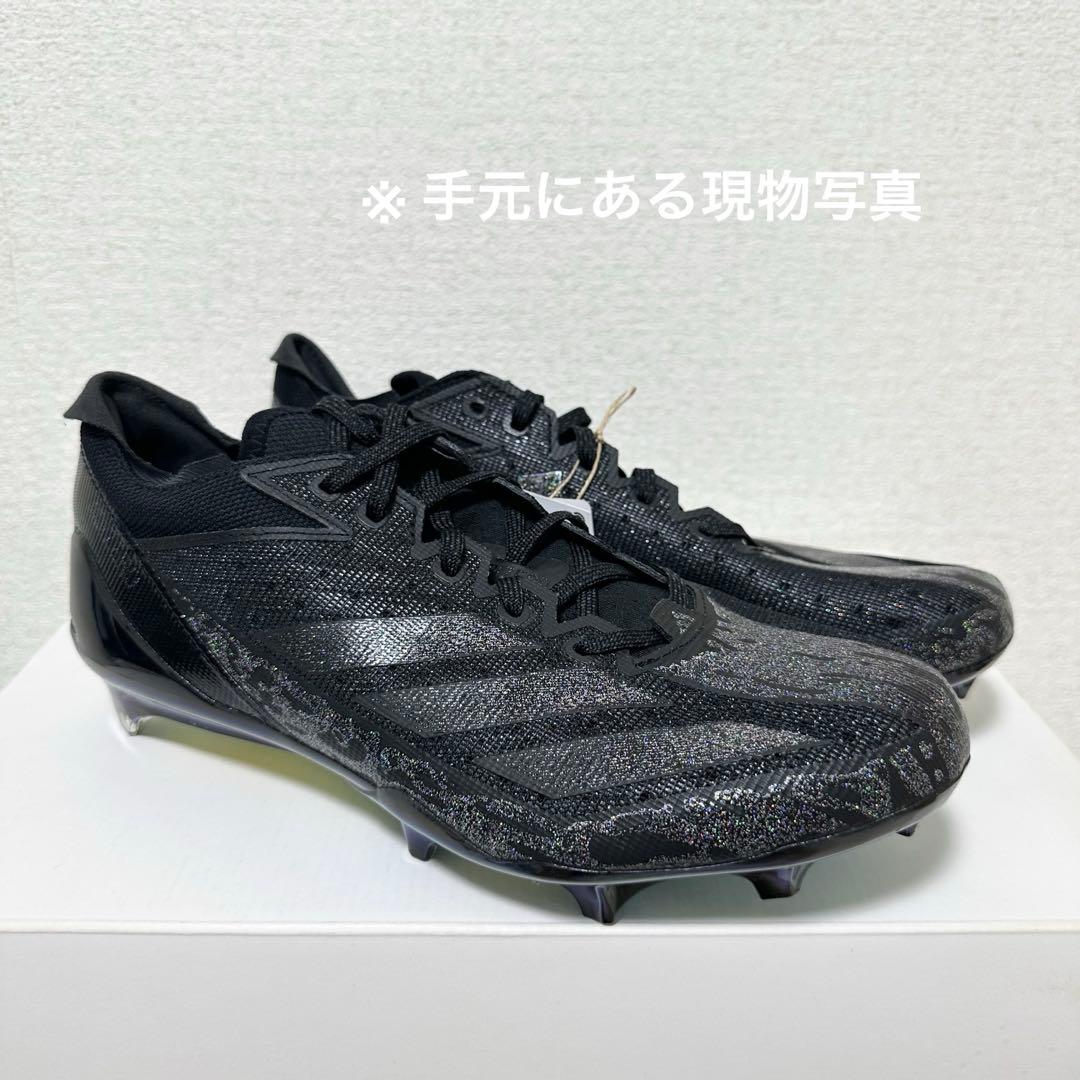アディダス 275 アディゼロ エレクトリック アメフト スパイク シューズ 黒