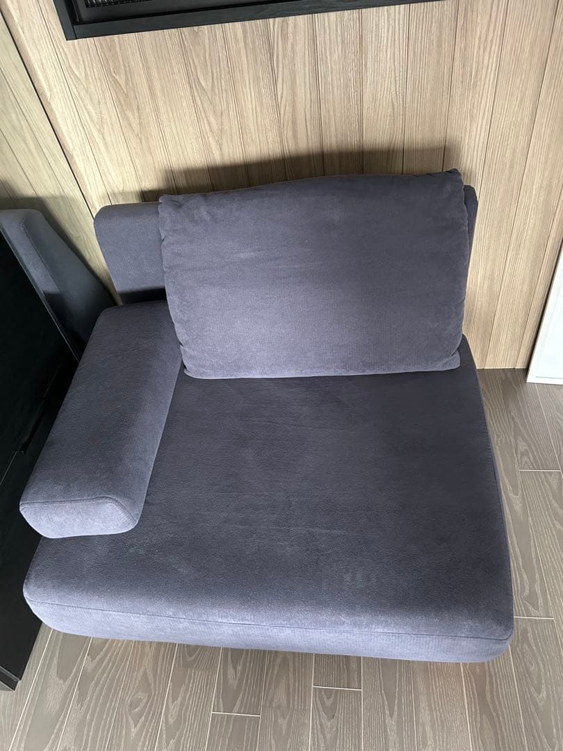 1人掛けソファ Soroi（大）　ブルーグレー