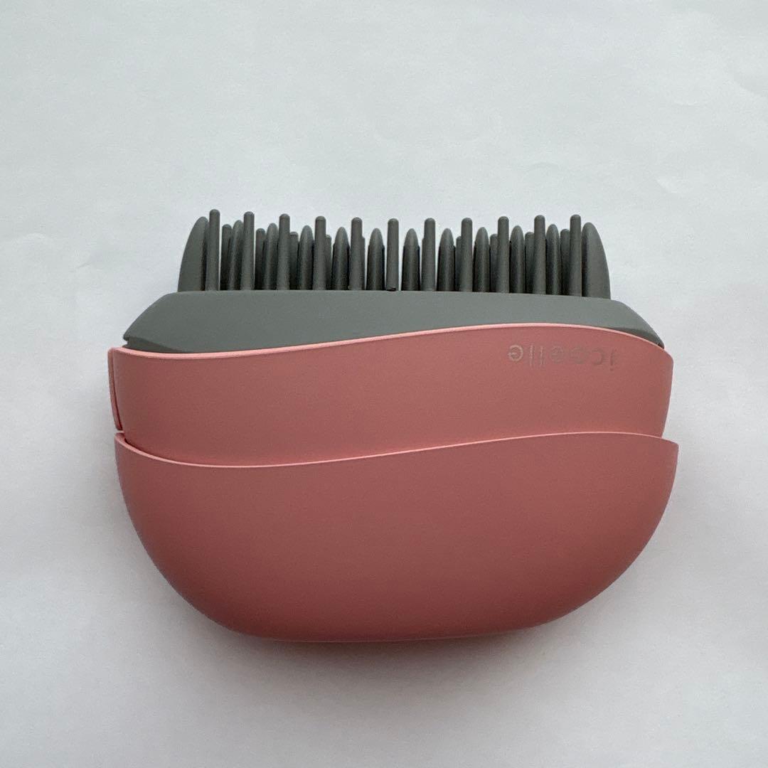 icoelle イオンコームアイロン　ピンク