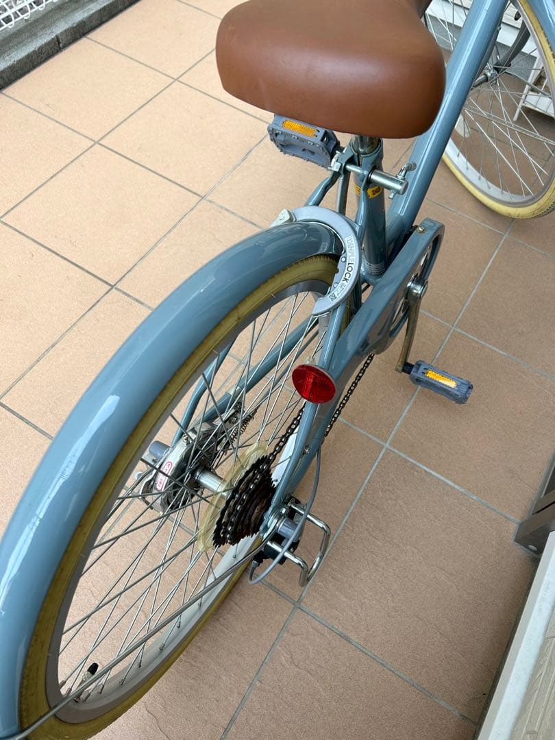 【直接引渡限定】子供用自転車22インチブルーグレー