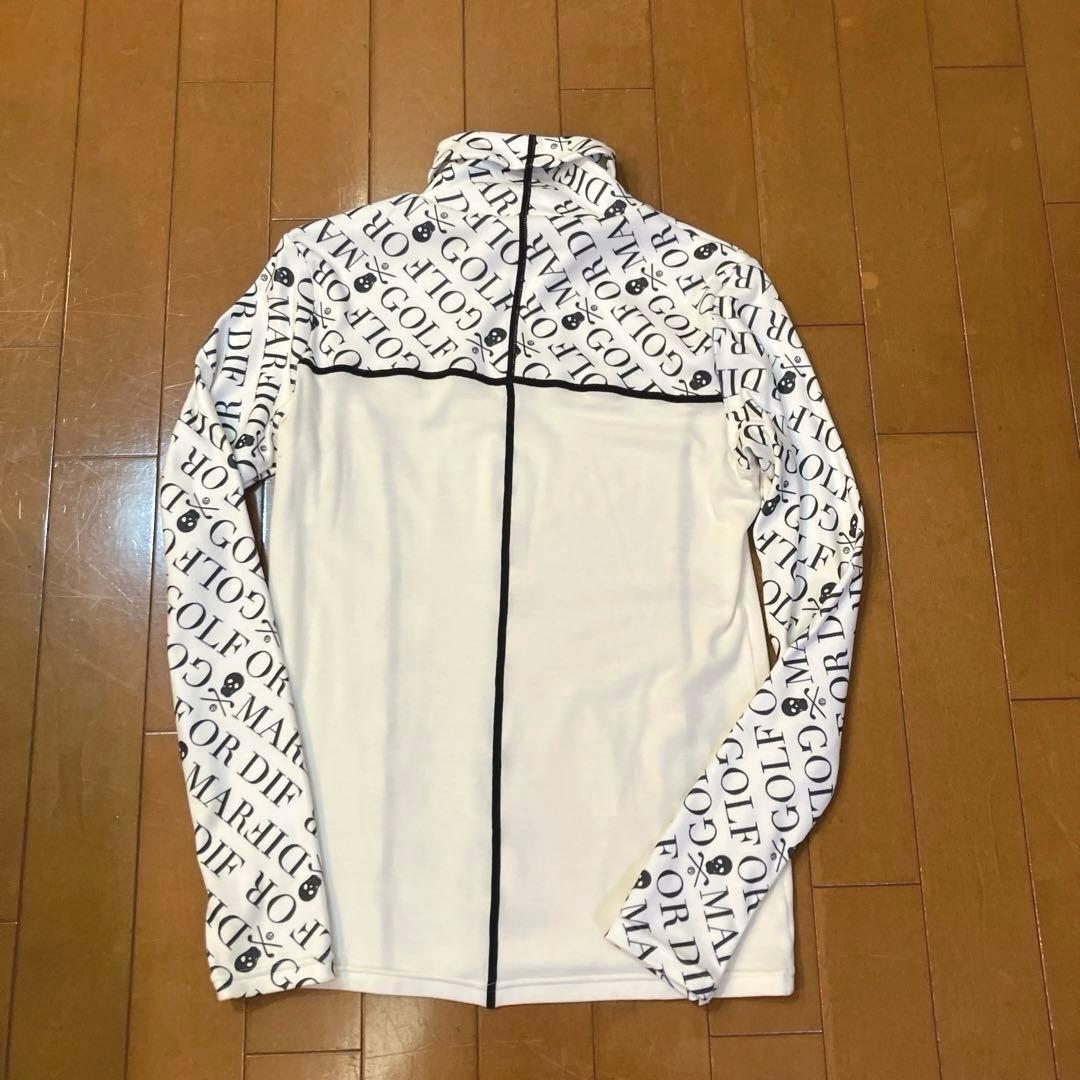 美品　MARK & LONA ロゴプリント長袖ゴルフウェア 36