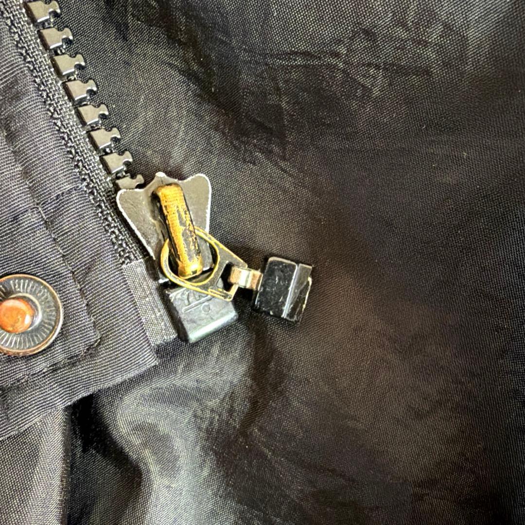 EBTEK EDDIE BAUER 中綿　ナイロンジャケット　ブラック　古着