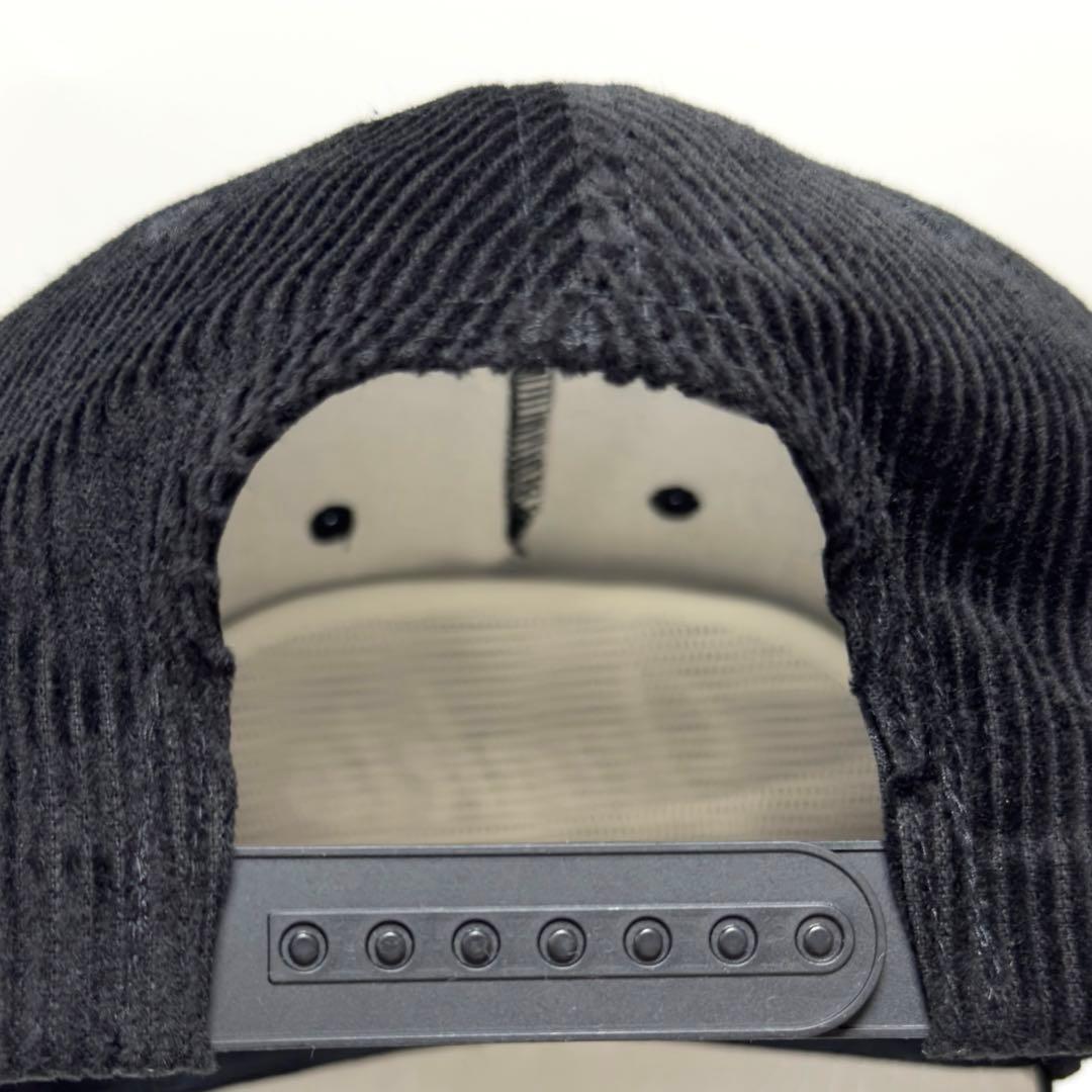 【コーデュロイ】Junkie トラッカーキャップ ブラック