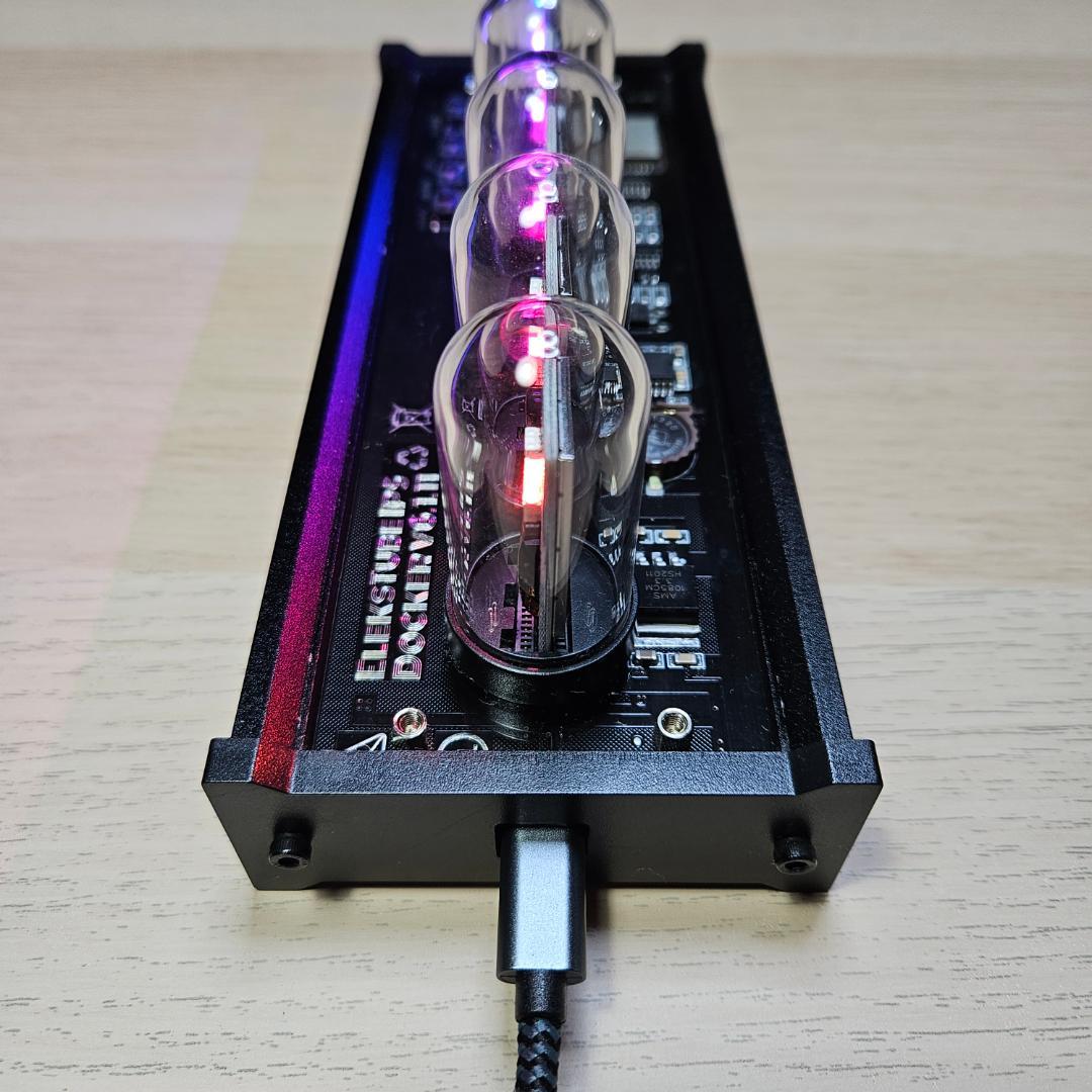 ニキシー管風デジタルクロック