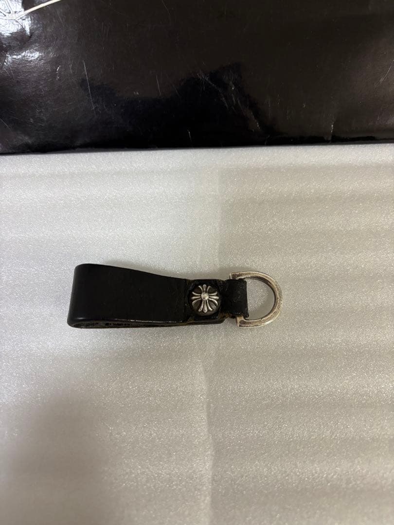 【国内正規品】クロムハーツベルトループ　レザー　ブラック