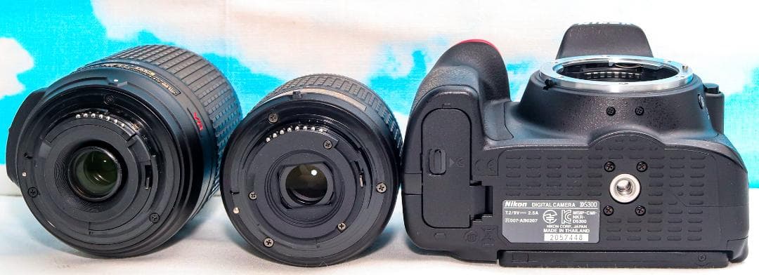 Nikon D5300⭐️ダブルレンズ⭐️Wi-Fi搭載⭐️自撮りがラクラク!