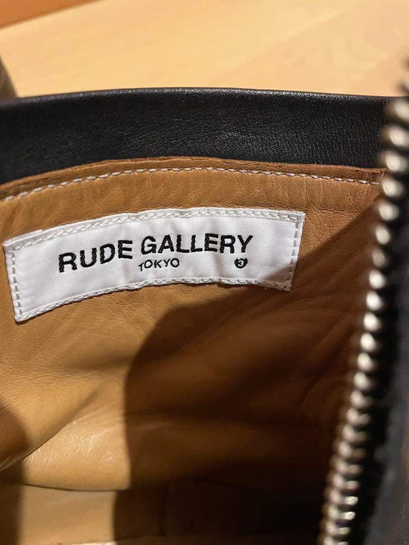 ルードギャラリー rudegallery ブラックレザー サイドZIPブーツ