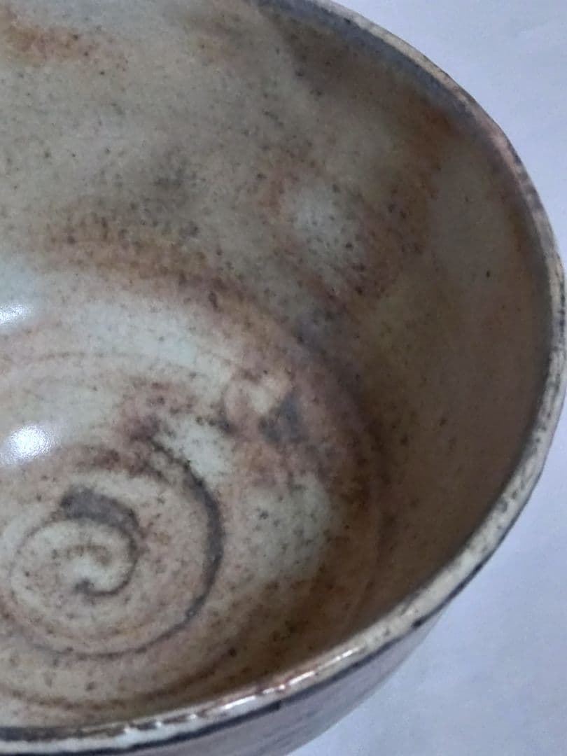 茶道具　京焼　祥雲窯　原清和造　粉引茶碗