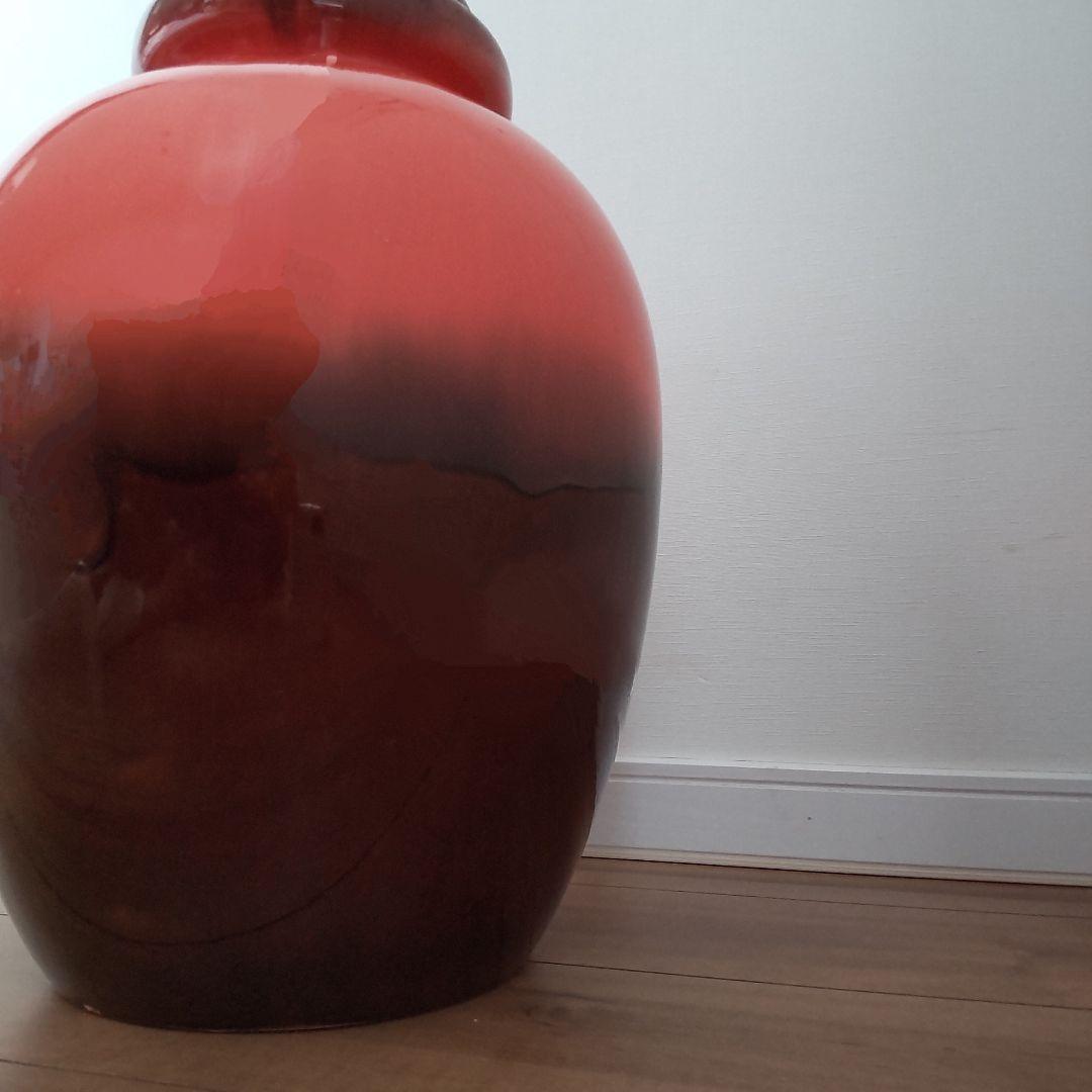 大型花器　西ドイツ製　ファットラバ　W.GERMANY　フラワーベース　42cm